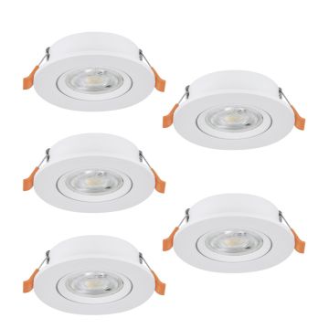 Beépíthető spotlámpa BARRANCO 902263 2700K, 4000K, 6500K 5x4.5W/LED 5X450lm ip20 a Eglo-tól