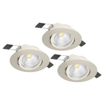 Beépíthető spotlámpa SALICETO 902282 4000K 3x6W/LED 3X580lm ip20 a Eglo-tól