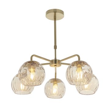 Csillár DIMPLE 91969 5x25W/E14 IP20 a Endon-tól