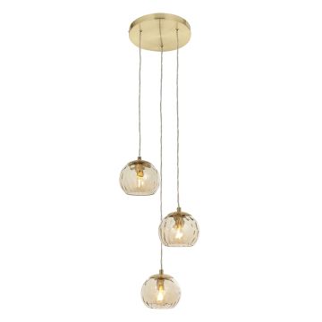 Függőlámpa DIMPLE 91971 3x7W/E14 IP20 a Endon-tól