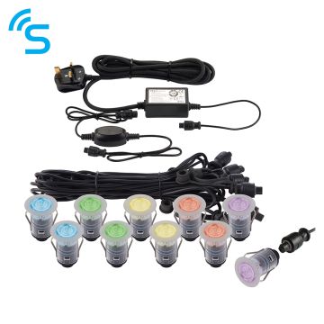Medencelámpa SMART IKON 91961 10x0,75W/LED IP67 a Endon-tól