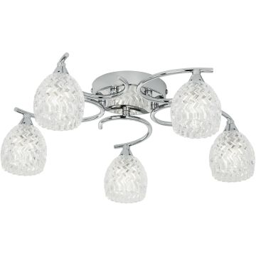 Plafonlámpa BOYER BOYER-5CH 5x33W/G9 IP20 a Endon-tól