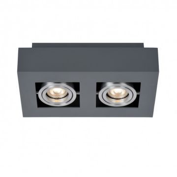 Felületi spotlámpa CASEMIRO IT8002S2-BK/AL 2x50W/GU10 a Italux-tól