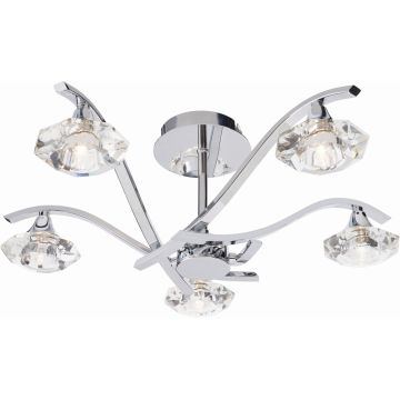 Plafonlámpa LANGELLA LANGELLA-5CH 5x33W/G9 IP20 a Endon-tól
