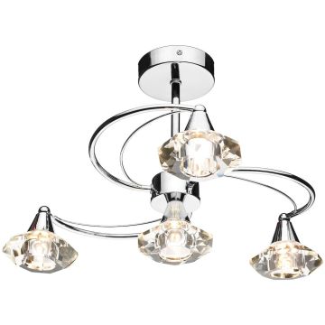 Plafonlámpa LUTHER LUT0450 4x40W/G9 a Dar Lighting-tól