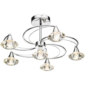 Plafonlámpa LUTHER LUT0650 6x40W/G9 a Dar Lighting-tól