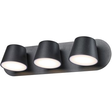 Fali lámpa KUOLA MB1350-3-BK 3000K 1x18W/LED 640LM IP20 a Italux-tól