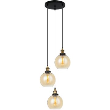 Függőlámpa CARDENA MDM-4330-3-GD+AMB 3x40W/E27 IP20 a Italux-tól