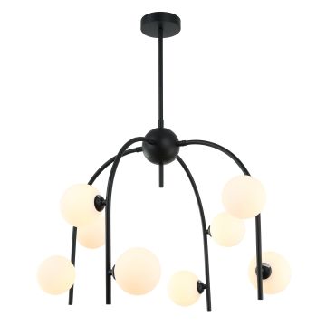 Csillár CELINE MDM-3800/8 BK+W 8x25W/G9 IP20 a Italux-tól