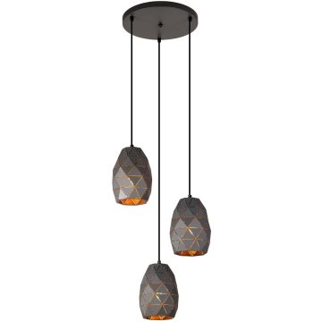 Függőlámpa HARLEY MDM-3480/3A GR+GD 3x40W/E27 IP20 a Italux-tól