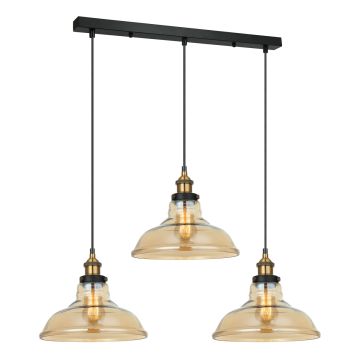 Függőlámpa HUBERT MDM-2381/3 GD+AMB 3x40W/E27 a Italux-tól