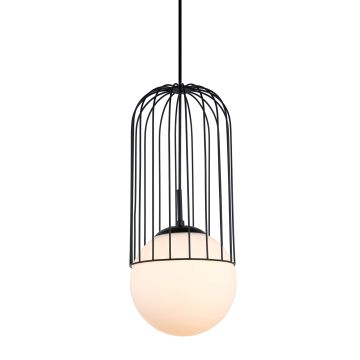 Függőlámpa MATTY MDM-3940/1 BK 1x40W/E27 IP20 a Italux-tól