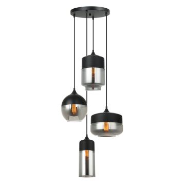 Függőlámpa MOLINA MDM-4364/4 BK+SG 4x40W/E27 a Italux-tól