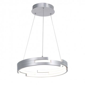 Függőlámpa VELAR MD16003097-1B SILVER 1x60W/LED 3360LM a Italux-tól