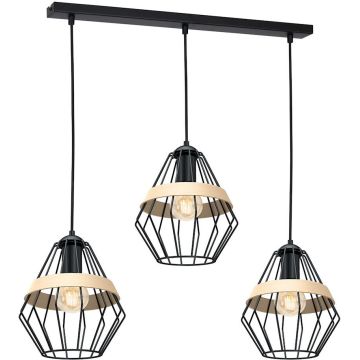 Függőlámpa CLIFF BLACK MLP5525 3x60W/E27 IP20 a Milagro-tól