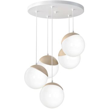 Függőlámpa SFERA WOOD MLP5426 5x40W/E14 IP20 a Milagro-tól