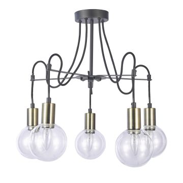 Plafonlámpa GIANNI MX16096-5A 5x40W/E14 IP20 a Italux-tól