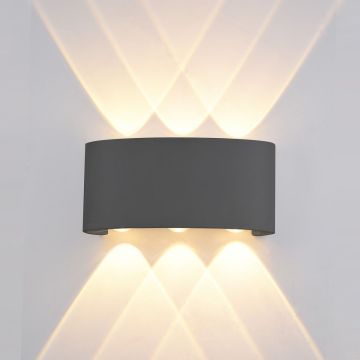 Fali lámpa ORTELO OWL-451-3-BL 3000K 6x6W/LED 550LM IP54 a Italux-tól