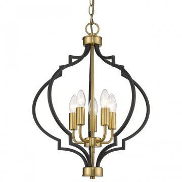 Csillár NASHVILLE P05179BK AU 4x40W/E14 IP20 a Cosmolight-tól