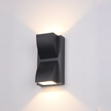 Fali lámpa EDGAR PL-437B 2x6W/LED 120LM IP54 a Italux-tól