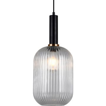 Függőlámpa ANTIOLA PND-5588-1L-BK+CL 1x40W/E27 IP20 a Italux-tól