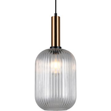 Függőlámpa ANTIOLA PND-5588-1L-BRO+CL 1x40W/E27 IP20 a Italux-tól
