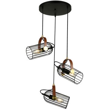 Függőlámpa ANTOIN PND-2445-3-BK 3x40W/E27 IP20 a Italux-tól