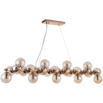 Függőlámpa CABELLA PND-5252-A-25-GD-CGN 25x28W/G9 IP20 a Italux-tól