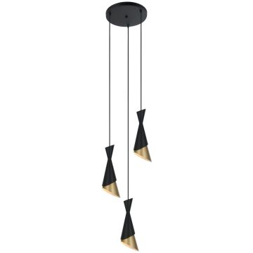 Függőlámpa MALIA PND-85949-3 BK+GD 3x40W/E27 IP20 a Italux-tól