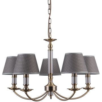 Csillár ZANOBI PND-43272-5 5x40W/E14 IP20 a Italux-tól