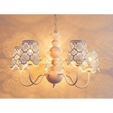 Csillár ARIANNA V2473B-5 WH 5x40W/E14 a Italux-tól