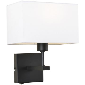 Fali lámpa NORTE WL-1122-1-A-BM-RC-WH 1x60W/E27 IP20 a Italux-tól