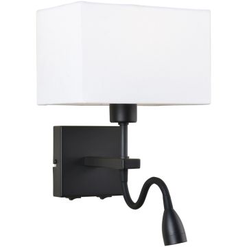 Fali lámpa NORTE WL-1122-2-BL-BM-RC-WH 3000K 2x60W, 3W/E27, LED 350LM IP20 a Italux-tól