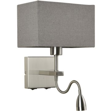Fali lámpa NORTE WL-1122-2-BLSNRCG 3000K 2x60W, 3W/E27, LED 350LM IP20 a Italux-tól
