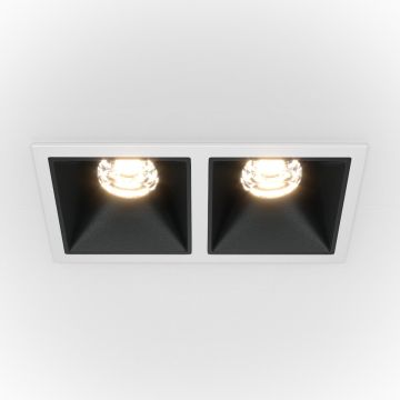 Beépíthető spotlámpa ALFA LED DL043-02-10W4K-SQ-WB 4000K 2x20W/LED 1000LM IP20 a Maytoni-tól