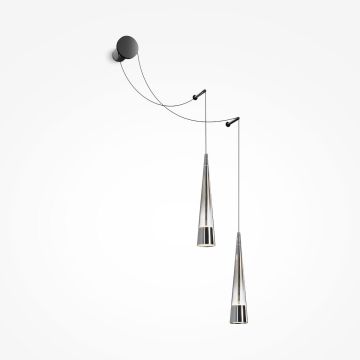 Fali lámpa SINTESI P090WL-L24CH3K 3000K 2x24W/LED 840LM IP20 a Maytoni-tól