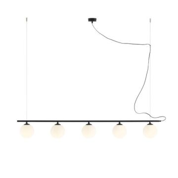 Függőlámpa BERYL GLASS 5 1006F1 5x40W/E14 IP20 a Aldex-tól