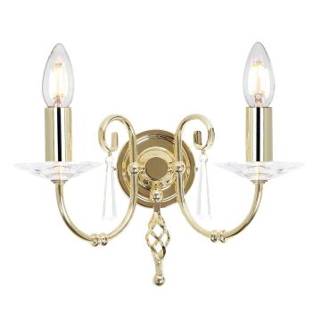 Fali lámpa AEGEAN AG2-POL-BRASS 2x60W/E14 a Elstead Lighting-tól