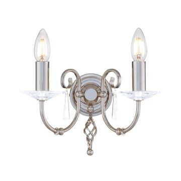 Fali lámpa AEGEAN AG2-POL-NICKEL 2x60W/E14 a Elstead Lighting-tól