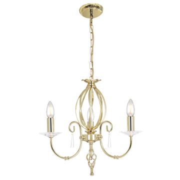 Csillár AEGEAN AG3-POL-BRASS 3x60W/E14 a Elstead Lighting-tól