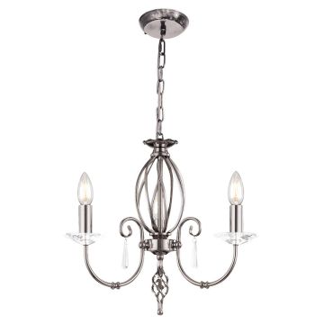 Csillár AEGEAN AG3-POL-NICKEL 3x60W/E14 a Elstead Lighting-tól