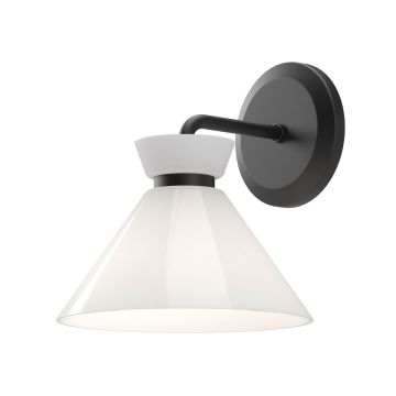 Fali lámpa Halston ALM-HALSTON-1WB-BK 40W 1x40W/E14 a Elstead Lighting-tól
