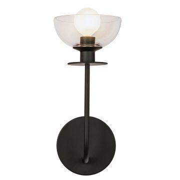 Fali lámpa Sylvia ALM-SYLVIA-1WB-BK-CL 40W 1x40W/E14 a Elstead Lighting-tól