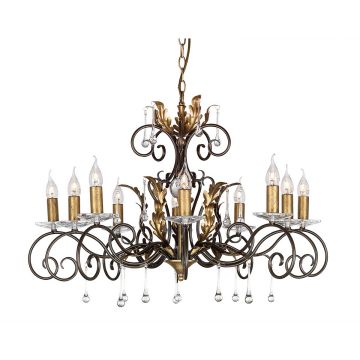 Csillár AMARILLI AML10-BRONZE 10x60W/E14 a Elstead Lighting-tól