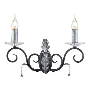 Fali lámpa AMARILLI AML2-BLK-SILVER 2x60W/E14 a Elstead Lighting-tól