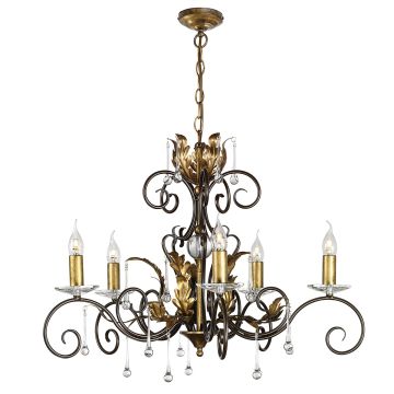 Csillár AMARILLI AML5-BRONZE 5x60W/E14 a Elstead Lighting-tól