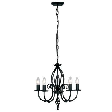 Csillár ARTISAN ART5-BLACK 5x60W/E14 a Elstead Lighting-tól