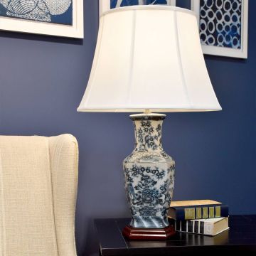 Asztali lámpa BLUE BLUE-HEX-TL 1x60W/E27 a Elstead Lighting-tól