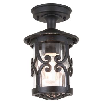 Süllyesztett mennyezeti lámpa HEREFORD BL13A-BLACK 1x60W/E27 IP23 a Elstead Lighting-tól