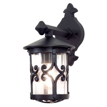 Fali lámpa HEREFORD BL8-BLACK 1x60W/E27 IP23 a Elstead Lighting-tól